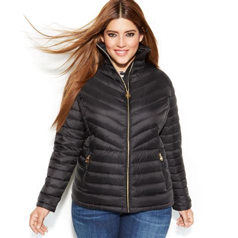 Michael Kors packable puffer jacket